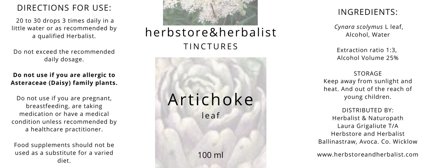 Artichoke leaf tincture 100ml