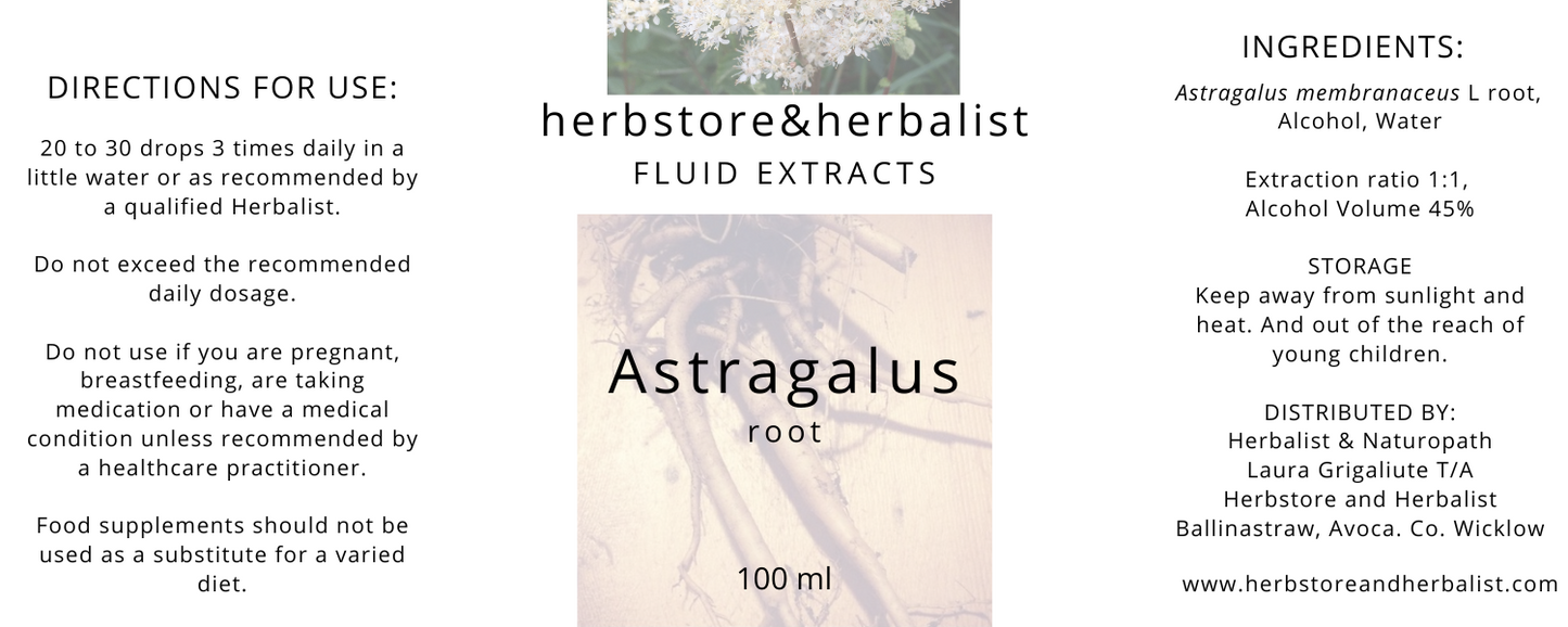 Astragalus root fluid extract 100ml