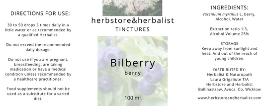 Bilberry tincture 100ml