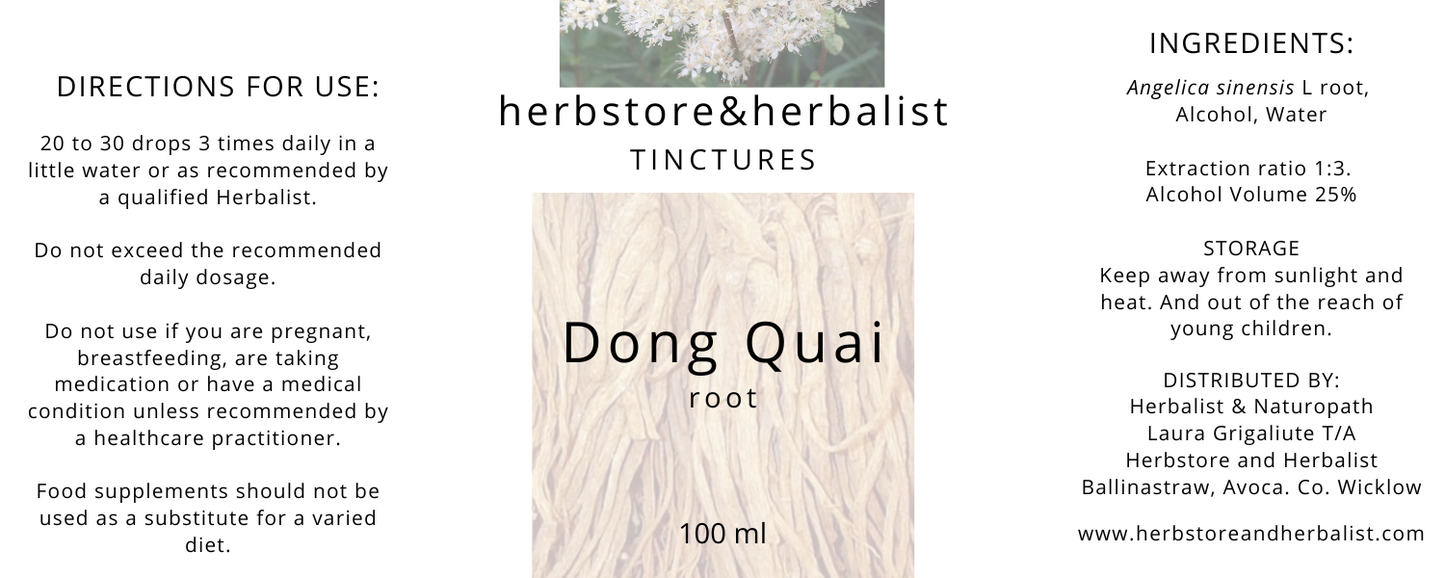 Dong quai tincture 100ml