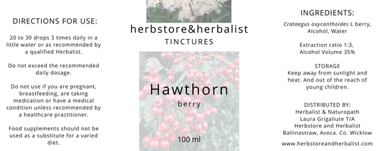 Hawthorn berry tincture 100ml