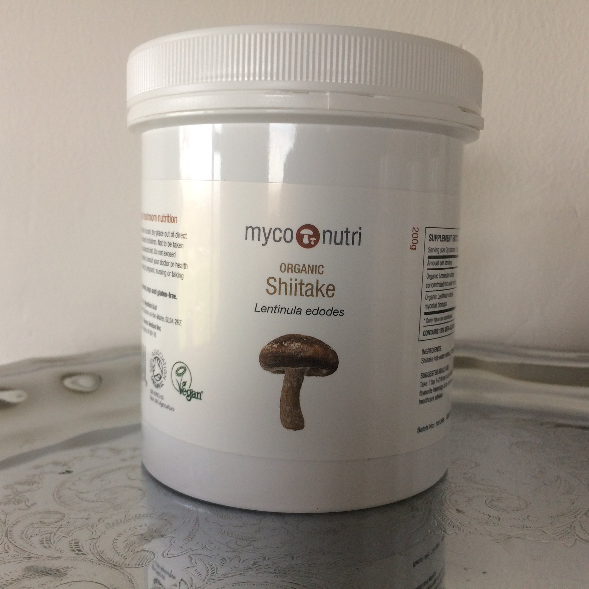 MycoNutri Shiitake powder herbstore&herbalist Ireland