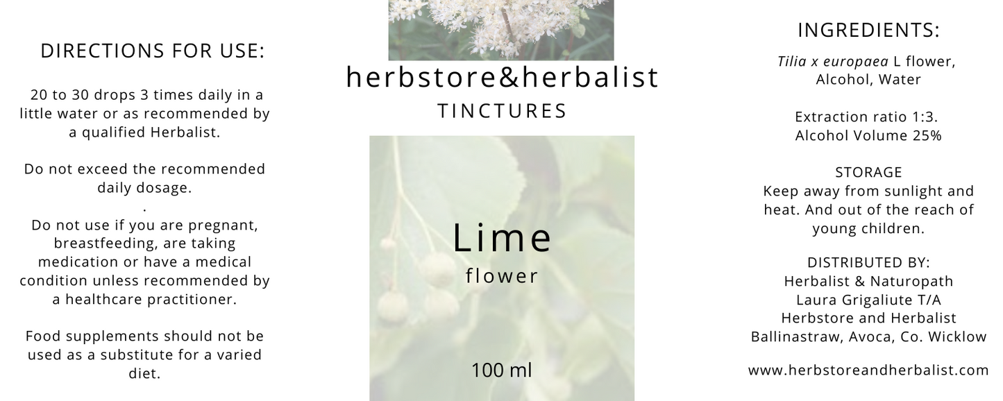 Lime flower tincture 100ml