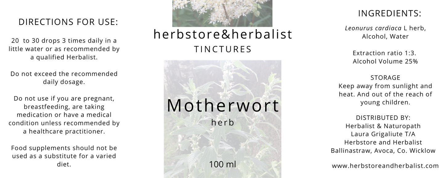 Motherwort herb tincture 100ml