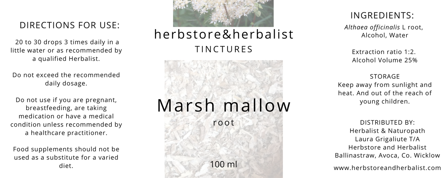 Marsh mallow root tincture 100ml