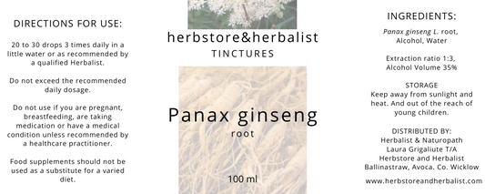 Panax ginseng tincture 100ml